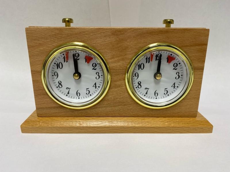 Деревянные механические шахматные часы