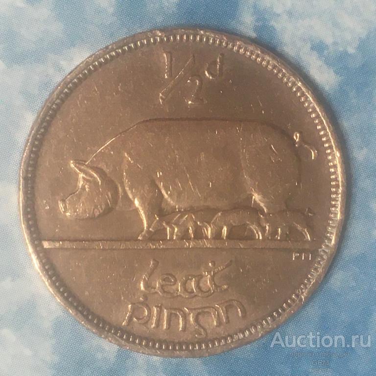 Ирландия 1/2 пенни 1942 год
