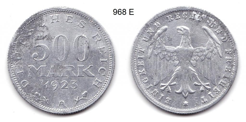 Германия. Веймарская республика. 500 марок. А. 1923 год.