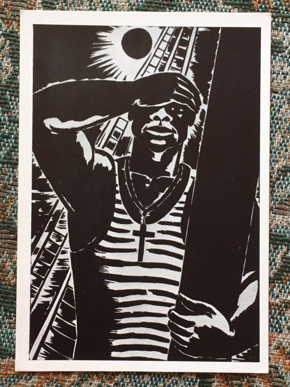 Ф. Мазереель. На вахте.. 1957 г.