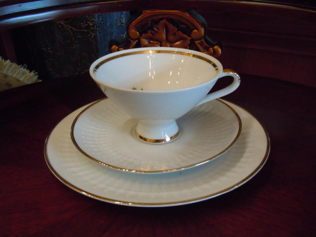 Чайная, кофейная тройка Gebruder Winterling AG, Германия, 1950гг, фарфор