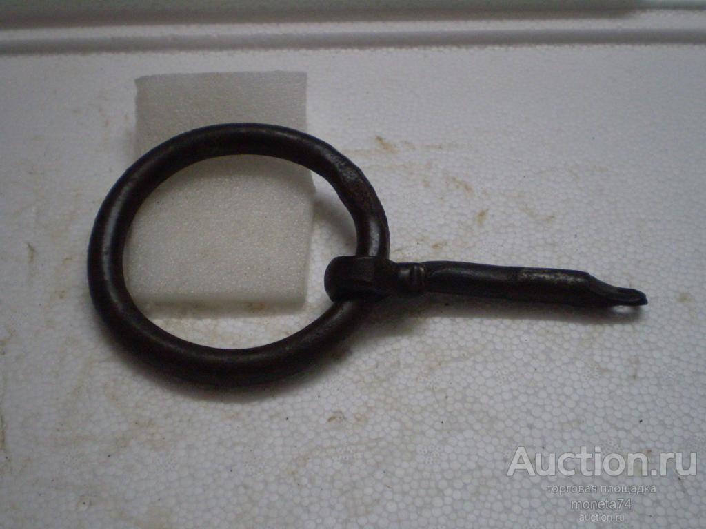 Старинная ручка - стукалка. Диаметр 10,8 см 3