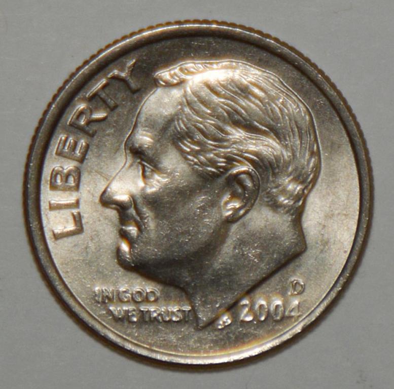 США 1 дайм 10 центов 2004 XF D Денвер (К42)