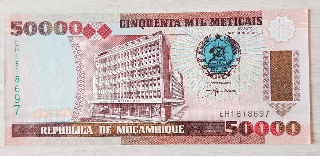 Мозамбик . 50000 метикал 1993 год . Серия ЕН