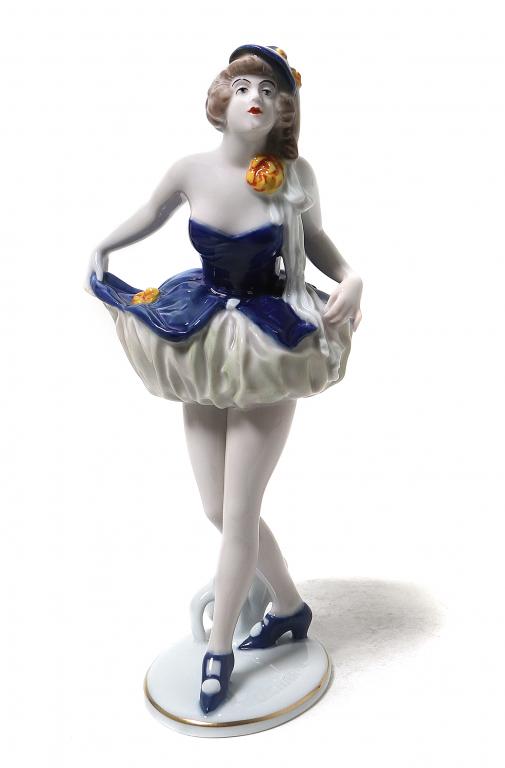 Фарфоровая фигура "Танцовщица​". Rosenthal.