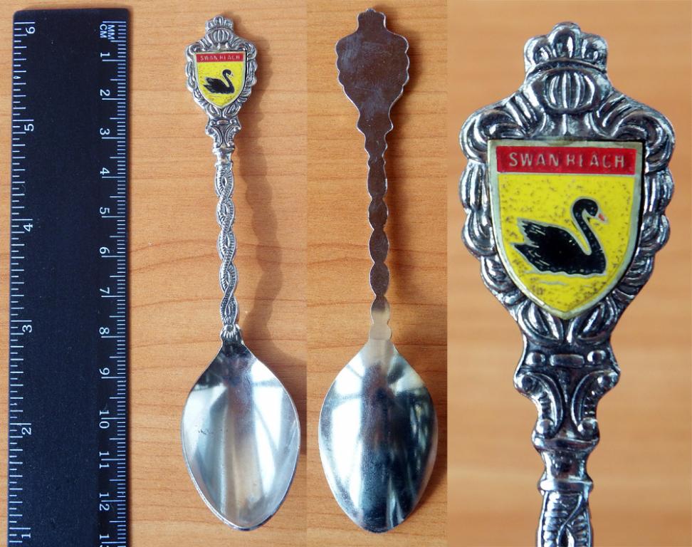 Сувенирная коллекционная ложка Южная Австралия Сван Рич