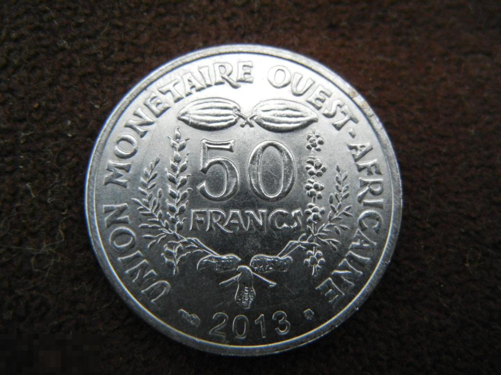 * ЗАПАДНАЯ АФРИКА 50 франков КФА 2013 ! Монета ! 3 