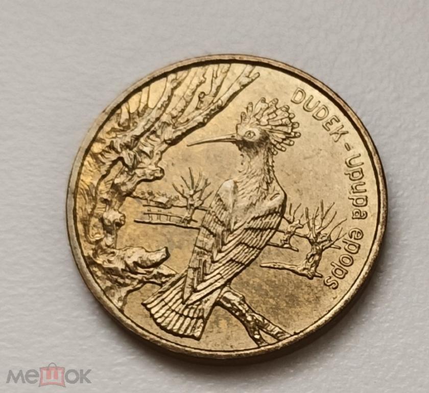 2 злотых - Польша - 2000 - Удод - KM#388