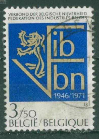 Бельгия 1971 Mi# 1661  эмблема  гаш d4