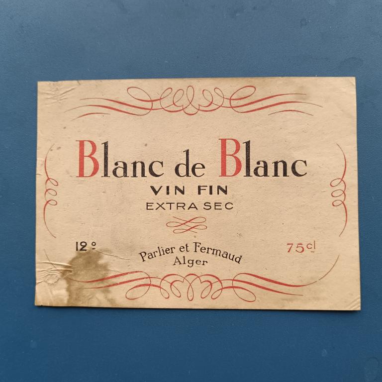 Этикетка Blanc de Blancs пак 1