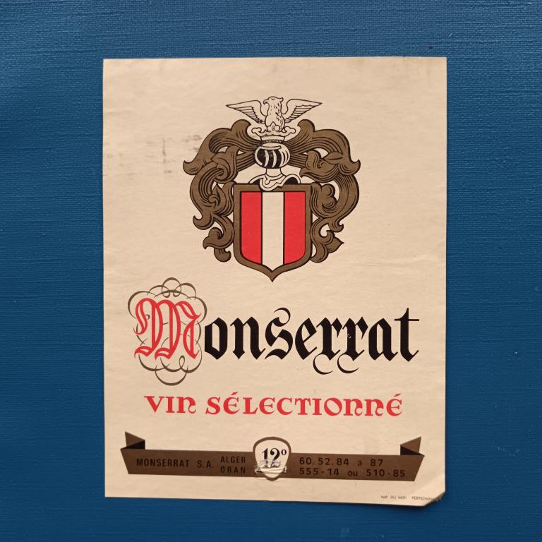 Этикетка Montserrat   пак 1