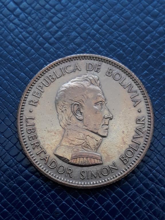 Боливия 10 боливиано 1951 КМ 186