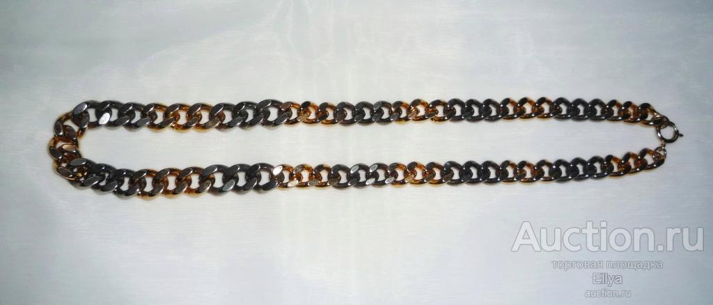 Колье винтажное цепь. 48 см