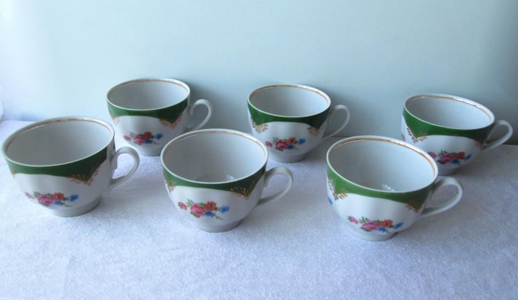 Кофейные чашки ВОСПОМИНАНИЕ фарфор Дулево