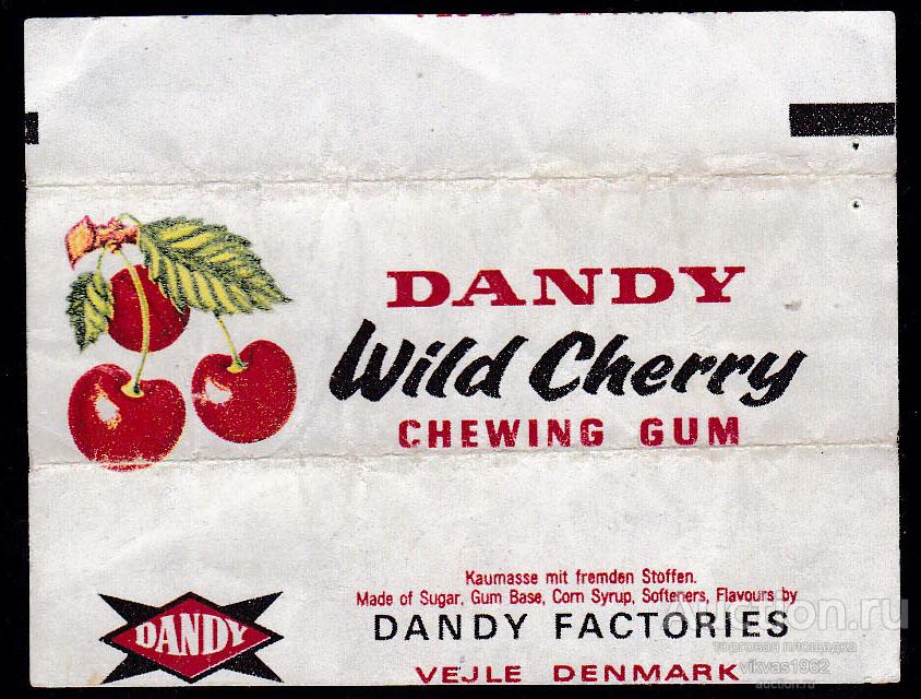 Дания. DANDY WildCherry пластинка v1