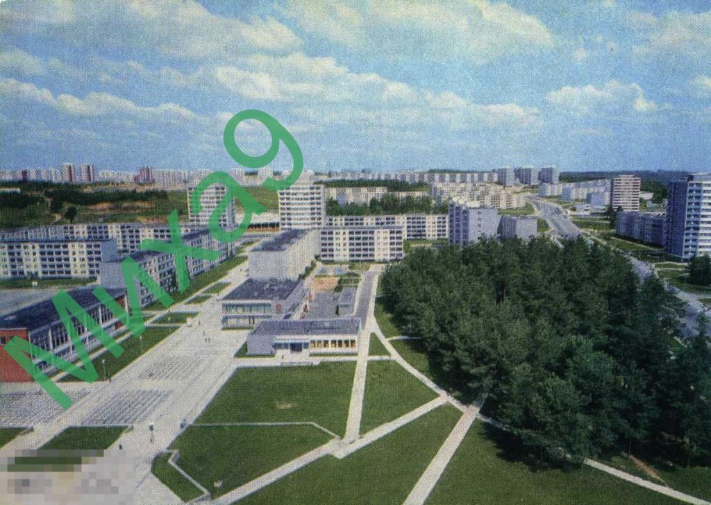 1973 ДМПК XI-3449 Литва Вильнюс Новый микрорайон Лаздинай 