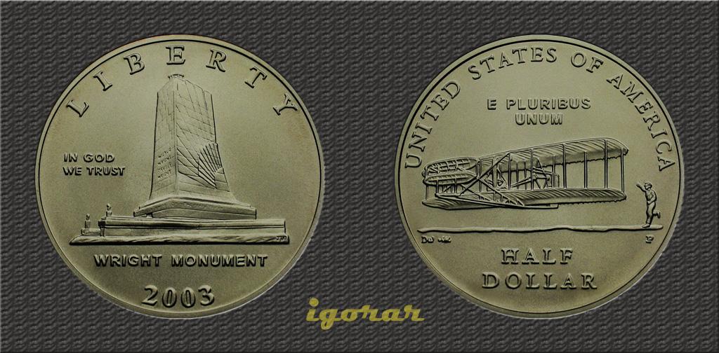 США 50 центов 2003-P Первый полёт MS