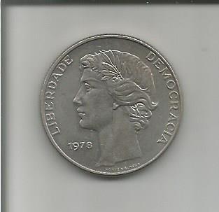 Португалия  25  эскудо  1978  года  UNC.