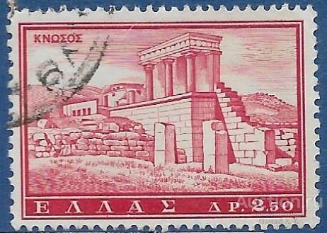 Греция. 1961. Туризм. Гашение.