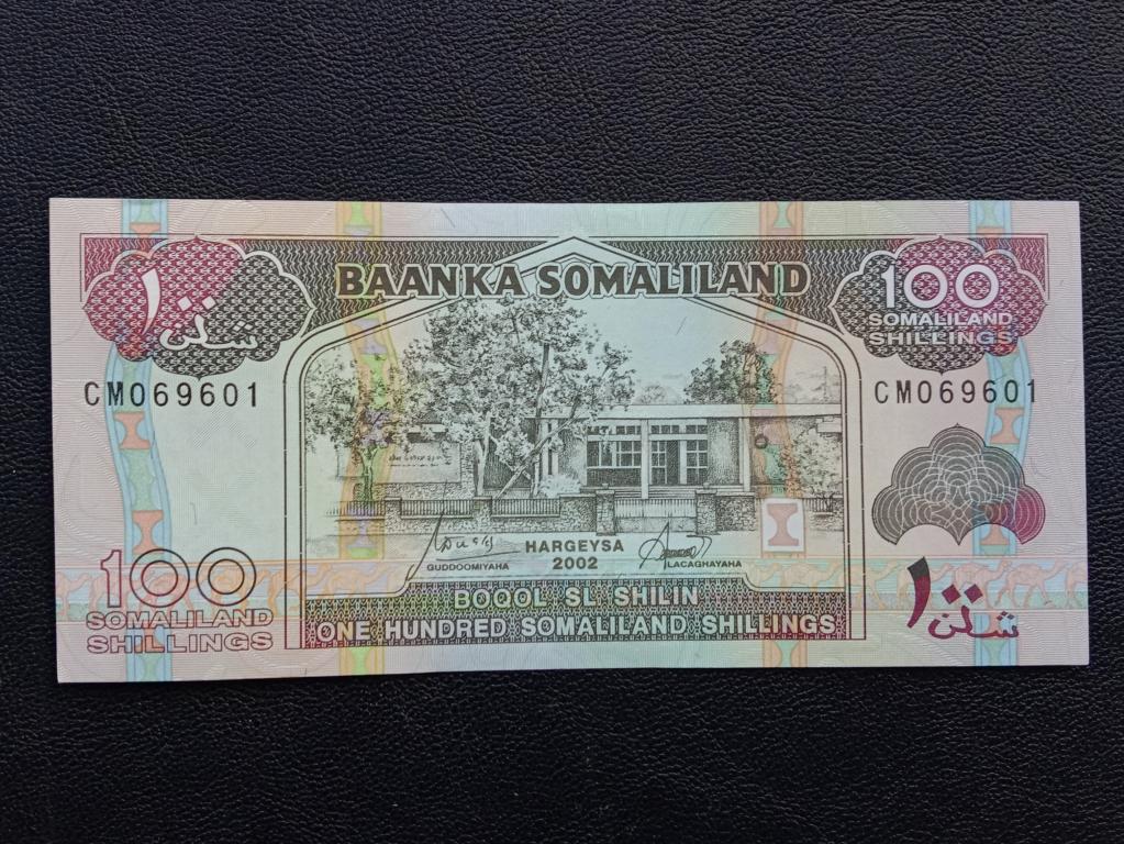 Сомалиленд 100 шиллингов 2002г.   UNC    Р. 5d