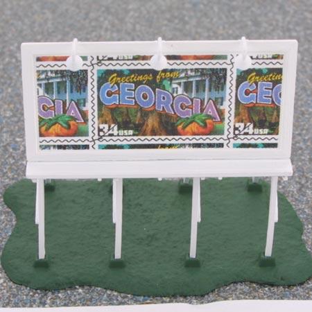 9мм (N) рекламный щит Georgia,Athearn