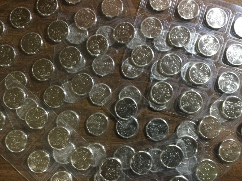 25 рублей 2012 Сочи Талисманы В Блистере