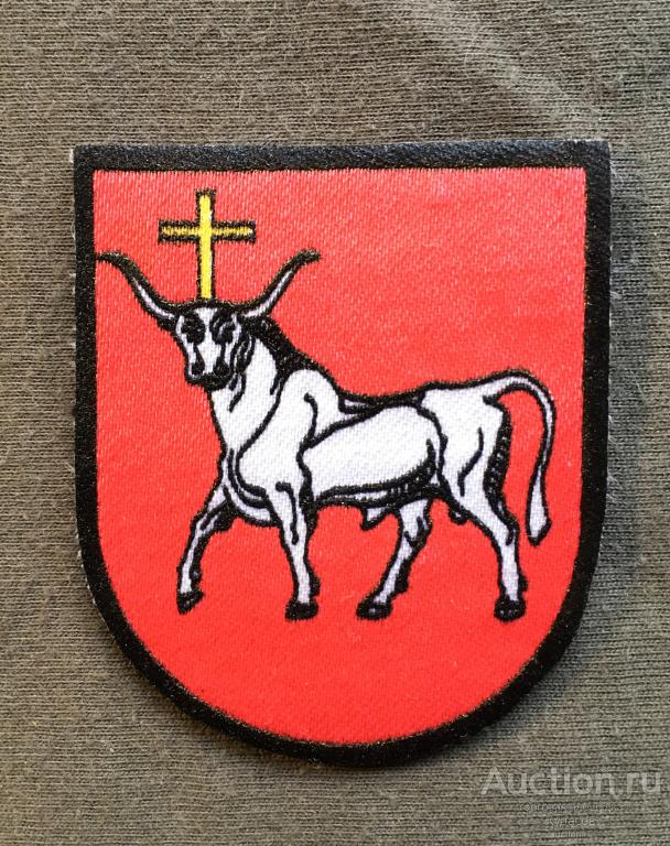 Нашивка Полиция г. Каунаса, Литва. 45х50мм.