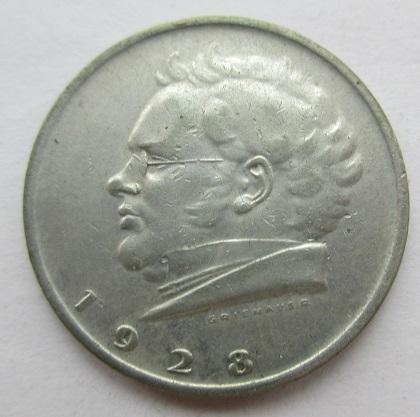 2 шиллинга 1928 года, Австрия