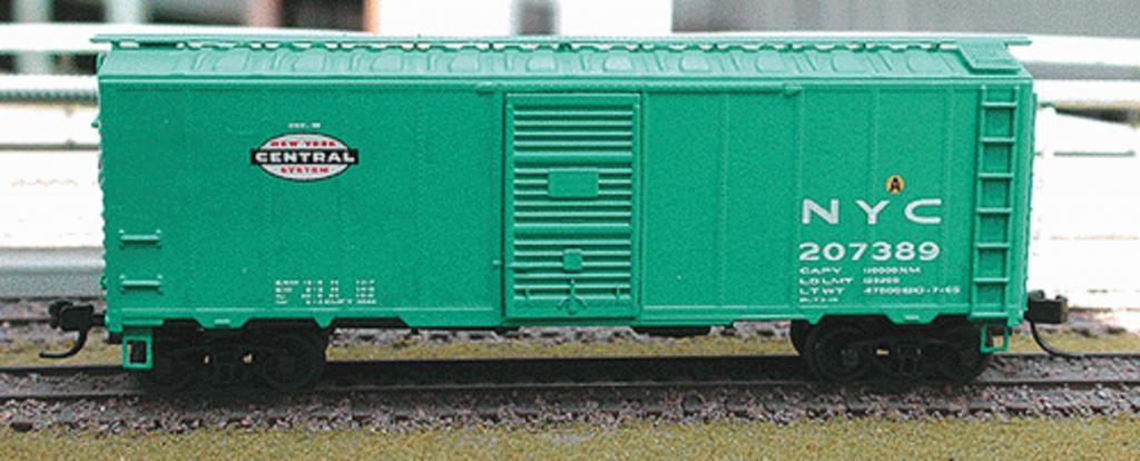 9мм (N) 40 футовый крытый вагон New York Central,Deluxe Innovations