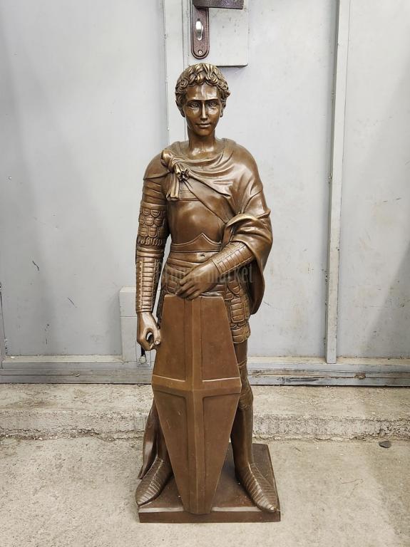 Рыцарь Святой Георгий 120. Воин. Бронза. Статуэтка. Скульптура.