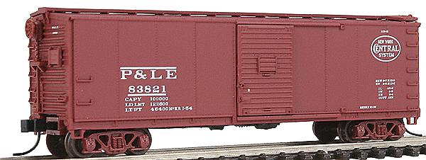 9мм (N) 40`крытый вагон USRA Pittsburgh & Lake Erie,Atlas