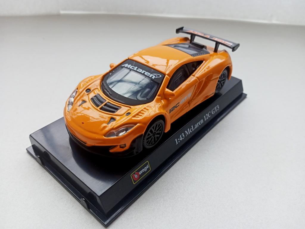 Модель Автомобиля McLaren 12C GT3 Масштаб 1:43 Китай Распродажа Коллекции