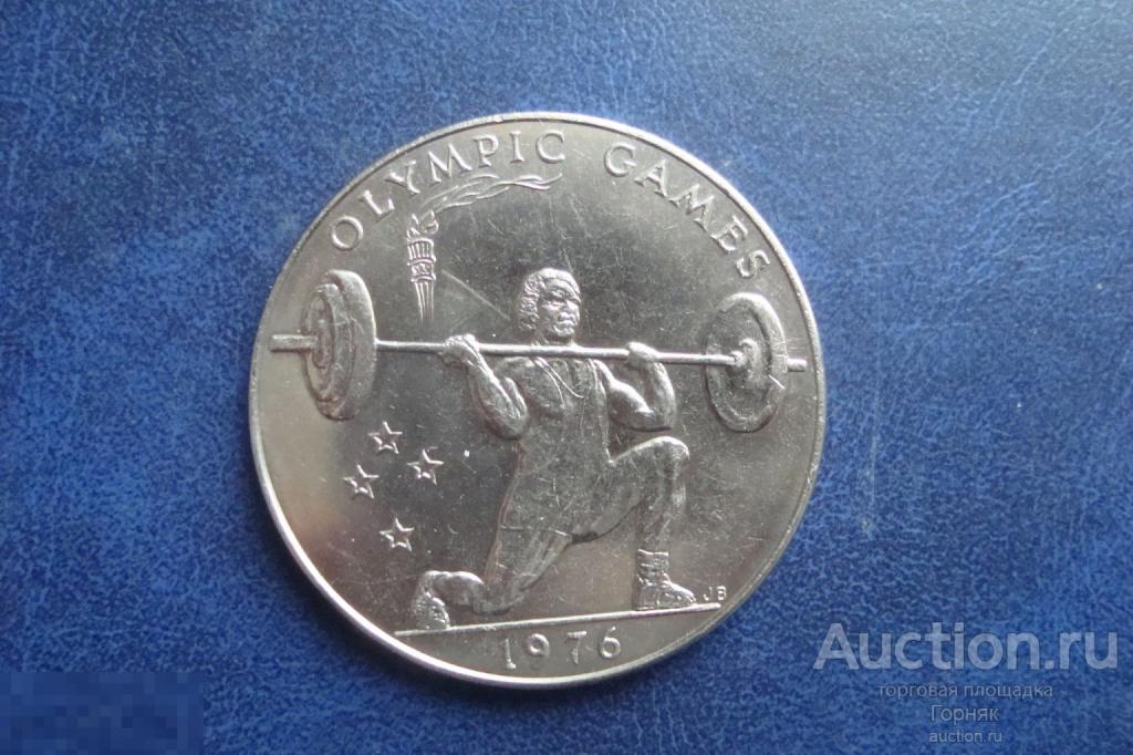 Самоа, 1 тала, 1976 год, юбилейная, XXI Летние Олимпийские игры 1976, Монреаль. Штанга. 