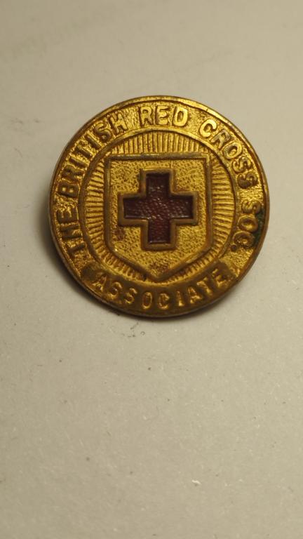 Знак. Красный крест 1940-е годы, Англия, Великобритания. Первая помощь..