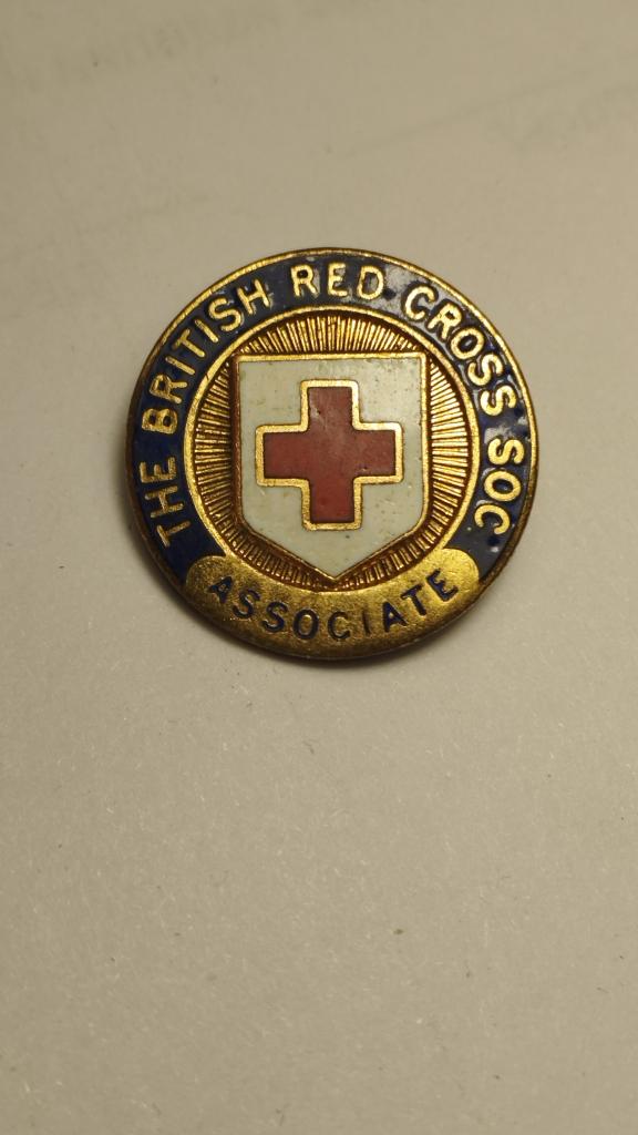 Знак. Красный крест 1940-е годы, Англия, Великобритания. Первая помощь