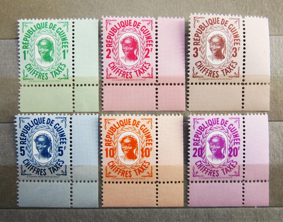 Гвинея 1959 г. Этнография. Туземка. 6м.полн.серия, поля, углы.**MNH