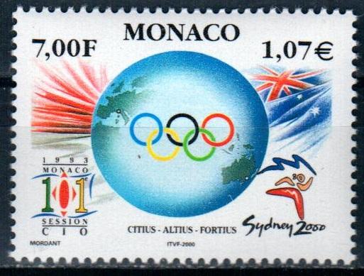 Монако 2000 олимпиада Сидней, MNH