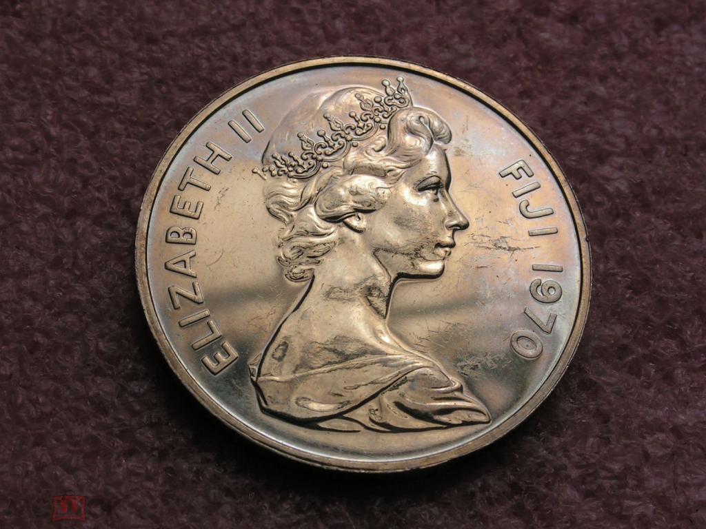1 доллар - Фиджи - 1970 - Независимость - Елизавета II - KM#33