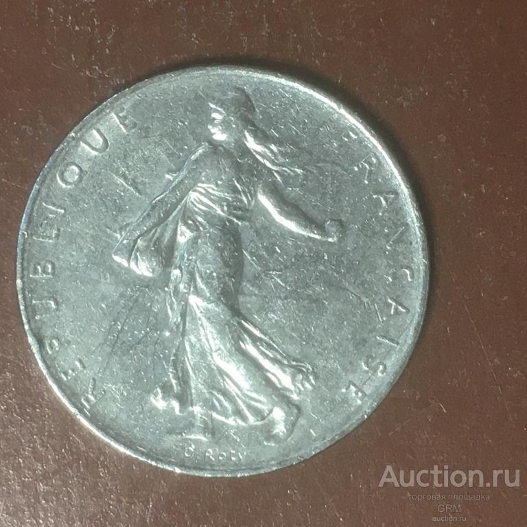 Франция 1 франк 1977 год