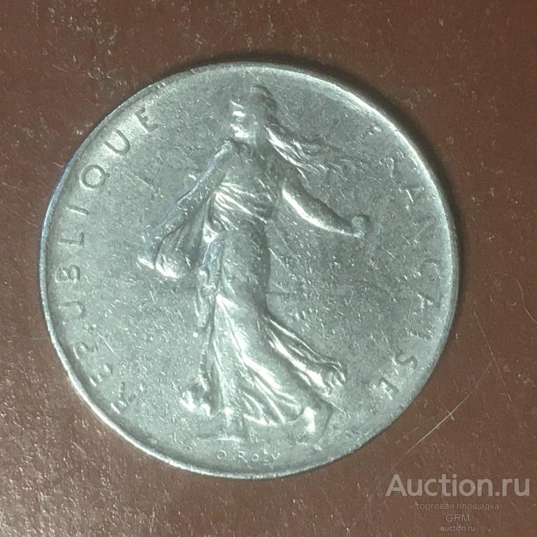 Франция 1 франк 1972 год