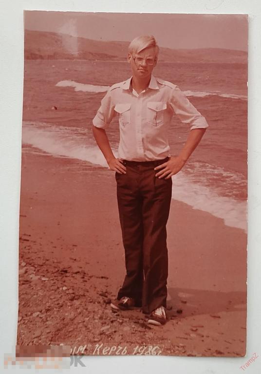 Фотография цветная нарядный парень прическа, блондин #91* 