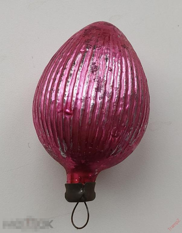 Елочная стеклянная игрушка экзотический плод #И2* 