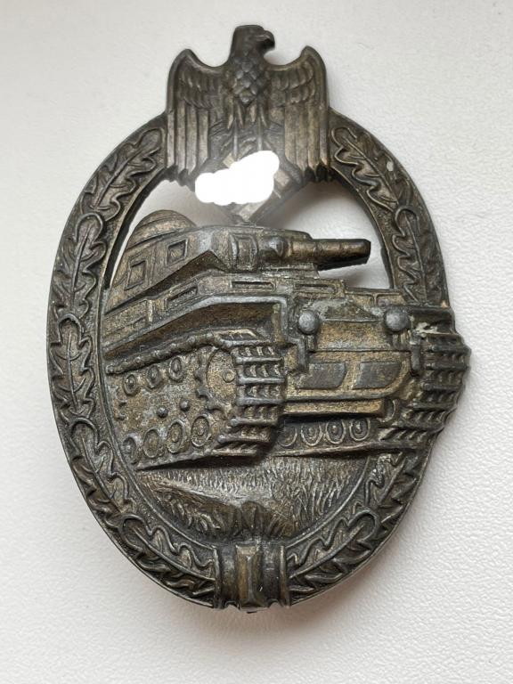 Знак за танковый бой 3 рейх в бронзе