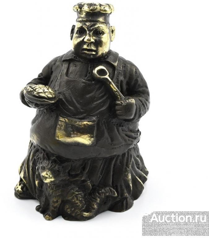 Колокольчик из бронзы ПОВАР AZRK-1351368