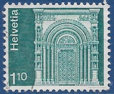 Швейцария. 1975. Архитектура и ремесла. Гашение (U).