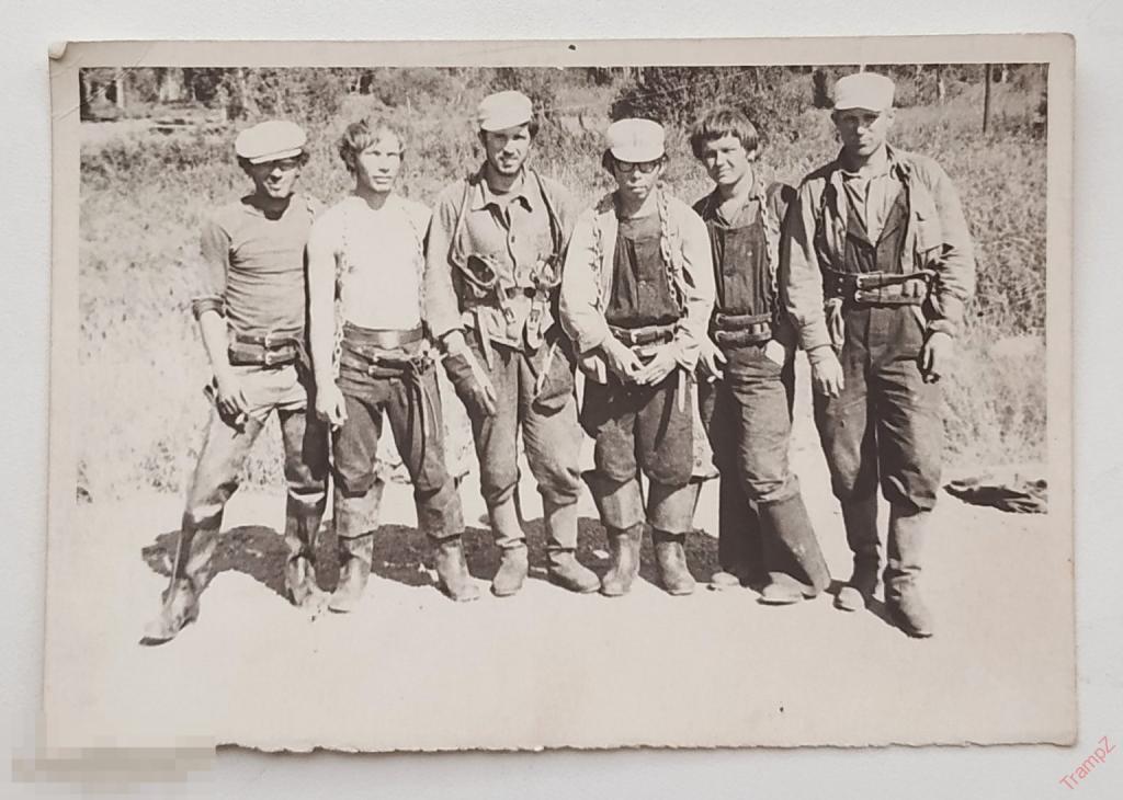 Фотография ССО 73, парни мужчины рабочие монтажники, студенческий строительный отряд #99* 