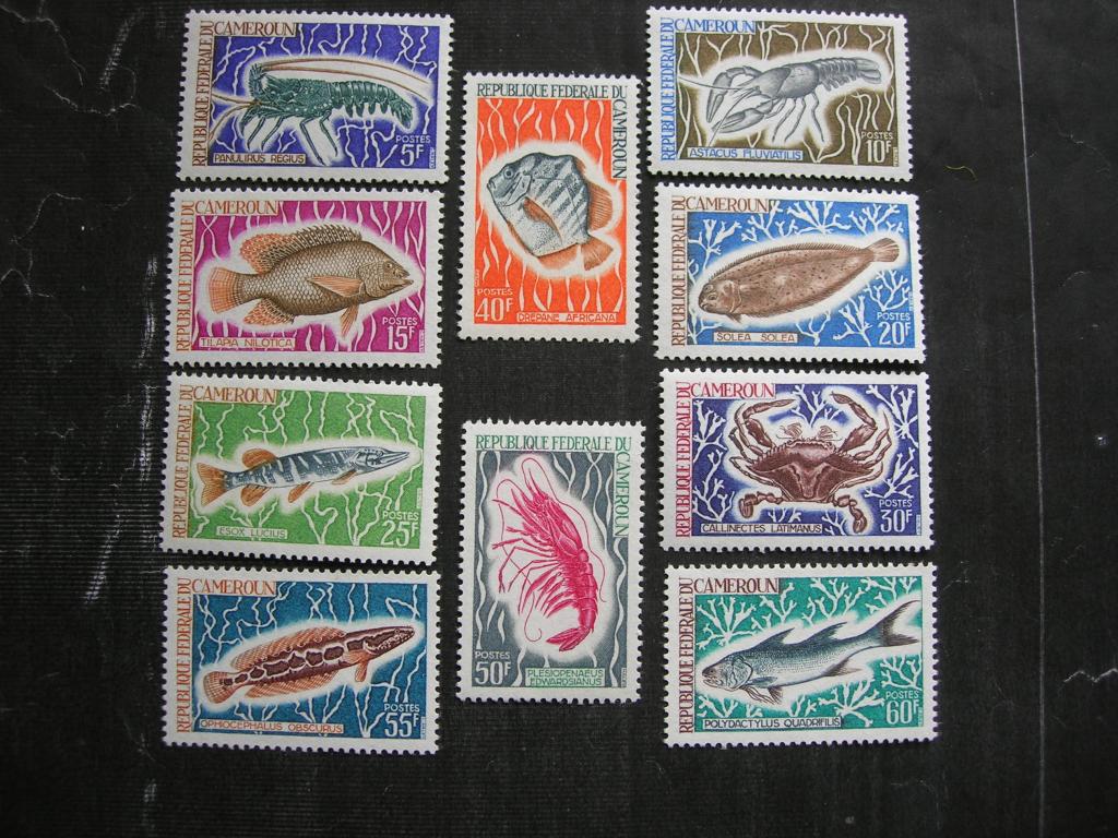 Камерун 1968 фауна: рыбы и др.   MNH