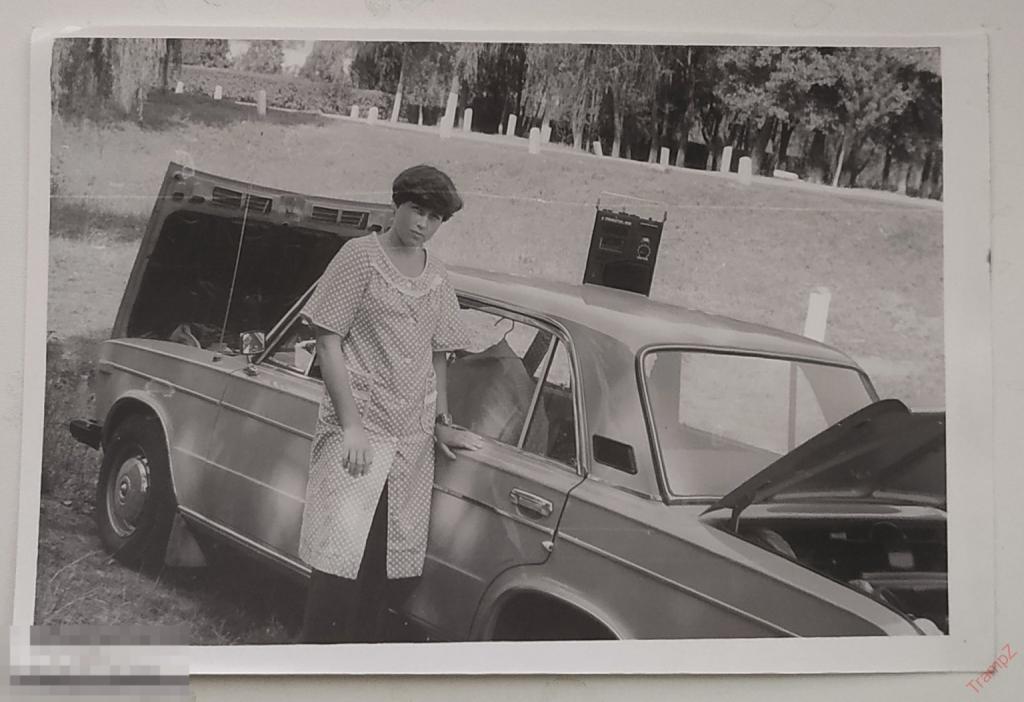Фотография автомобиль ВАЗ Жигули магнитофон кассетный Романтик 306, девушка #98