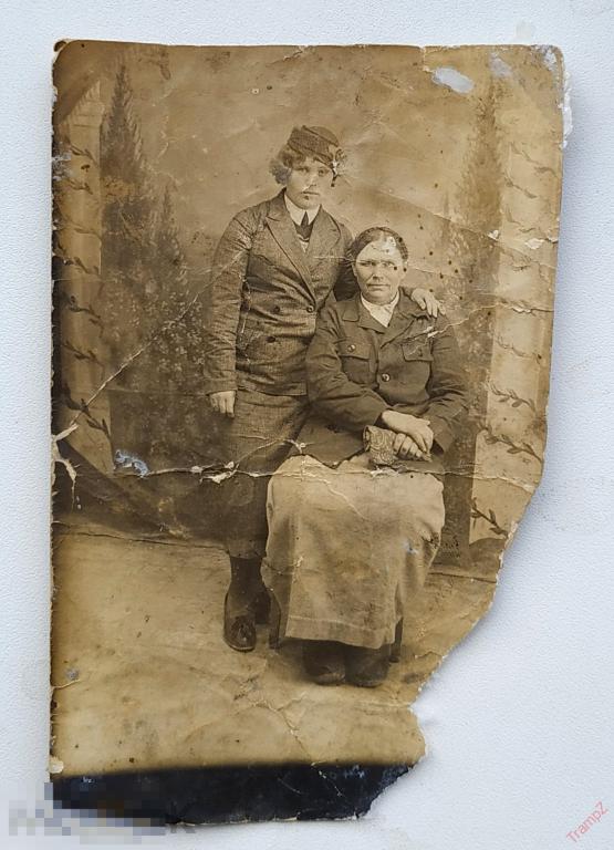 Фотография женщины девушка одежда шляпка костюм мода 1930-е #104 