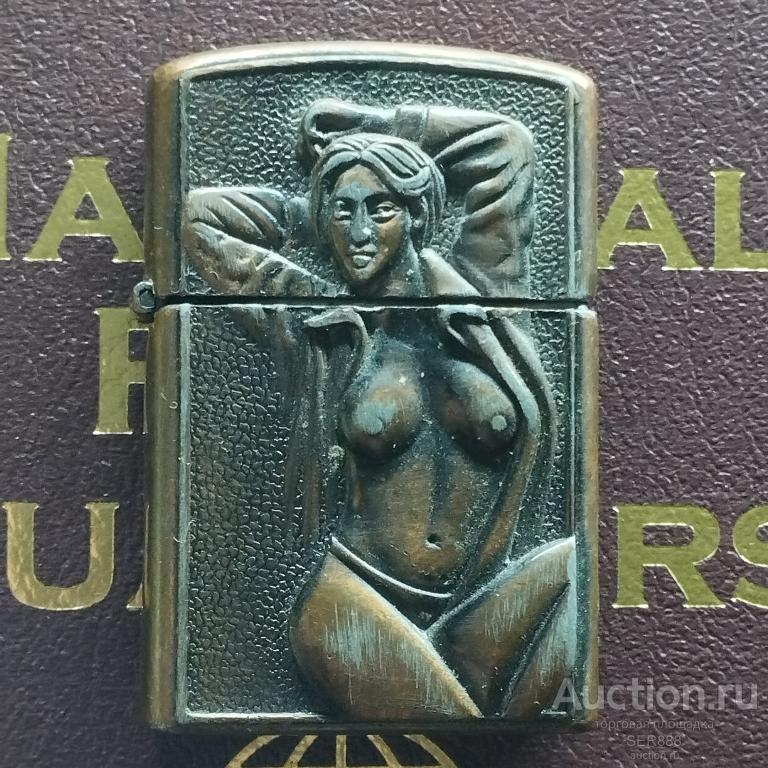 Зажигалка тип ZIPPO (Китай) / Девушка / Бензиновая / Коллекционная / ДЕШЕВО!